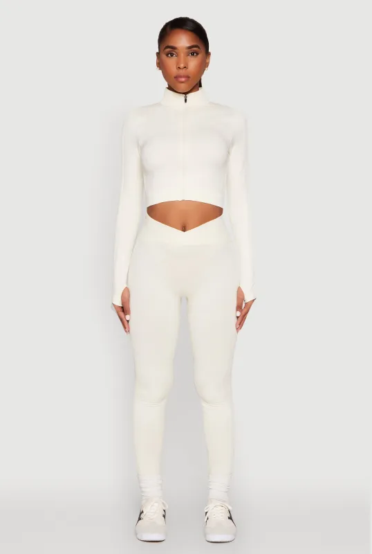 Seamless Mineral Wash Ruched High Waisted Leggings sold by Rainbow