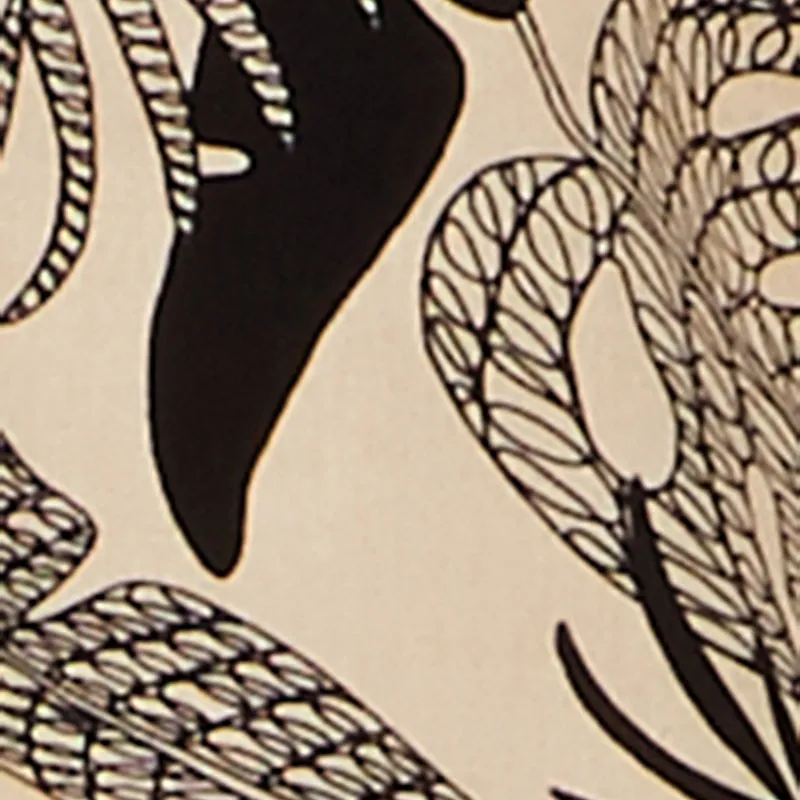 Plus Size Tropical Leaf Print Button Front Shirt sold by Rainbow product image thumbnail 4