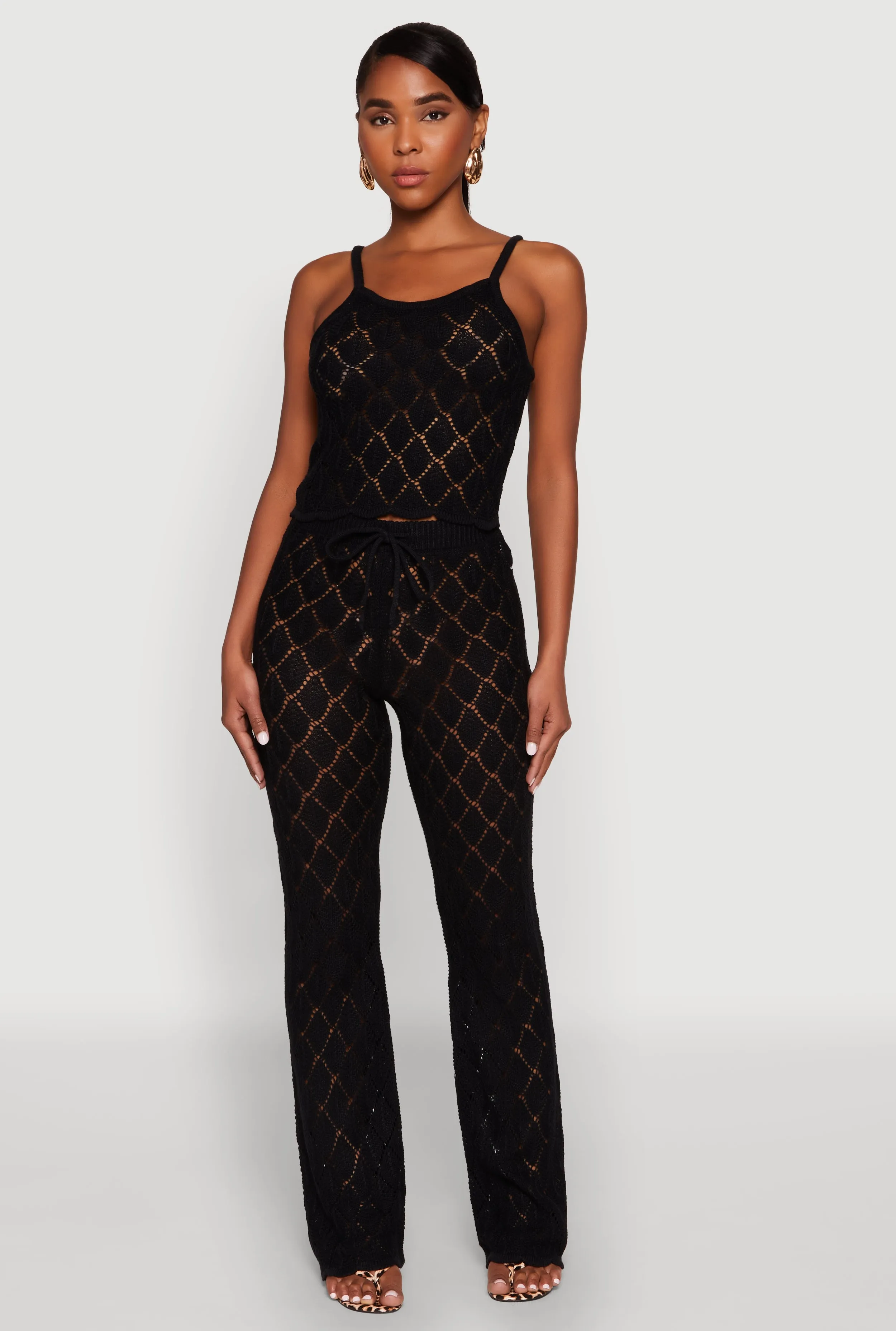 Crochet Diamond Knit Cami sold by Rainbow product image thumbnail 3