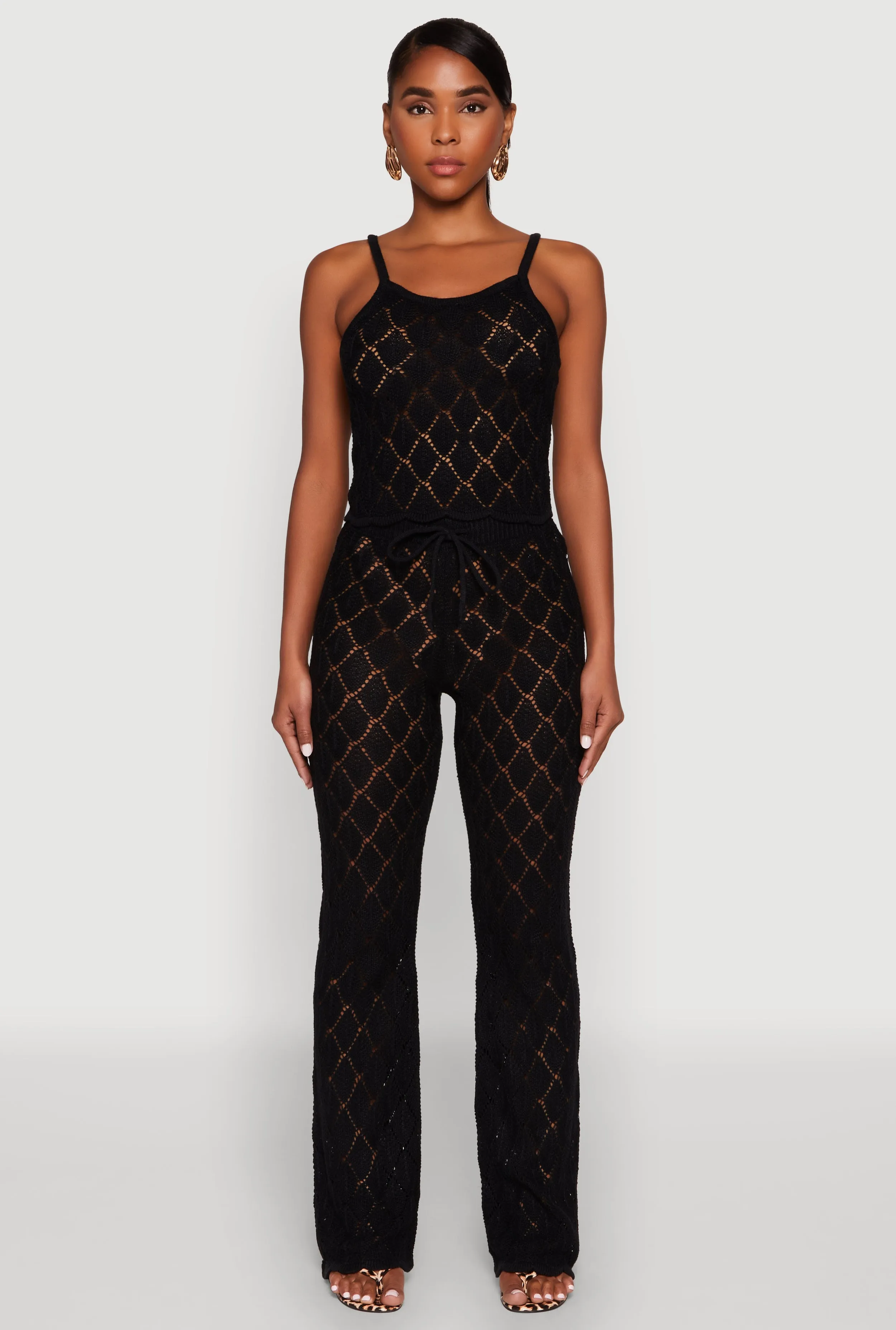 Crochet Diamond Knit Cami sold by Rainbow product image thumbnail 2