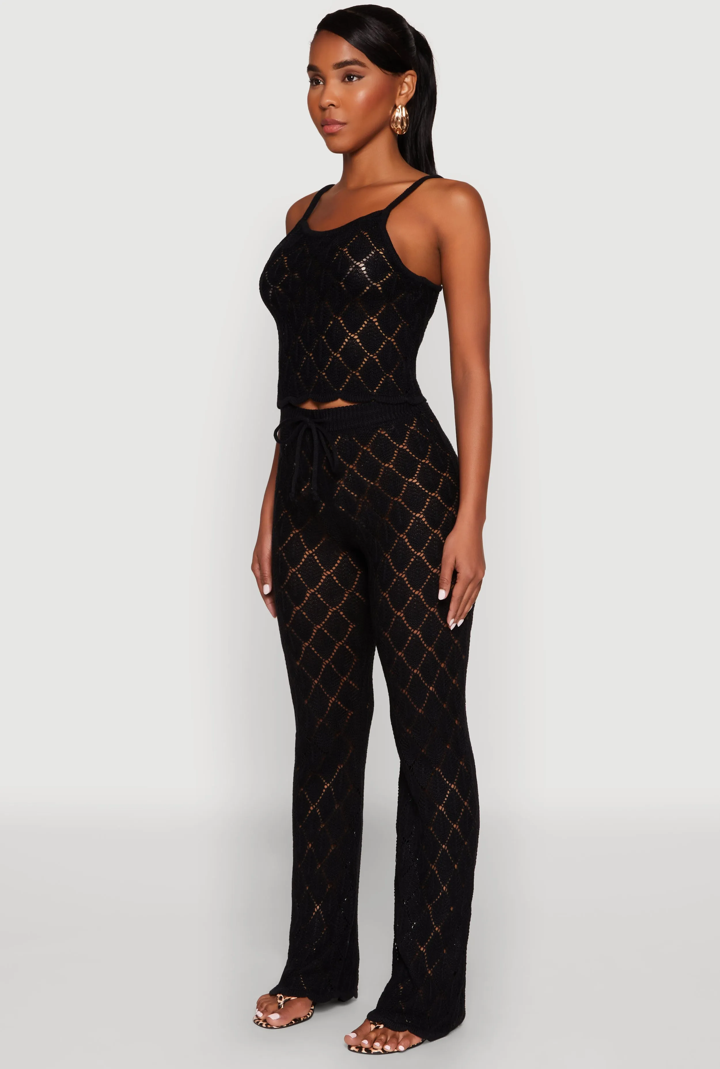 Crochet Diamond Knit Cami sold by Rainbow product image thumbnail 5