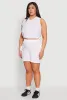 Plus Size Nylon Sleeveless Zip Front Hooded Top sold by Rainbow
