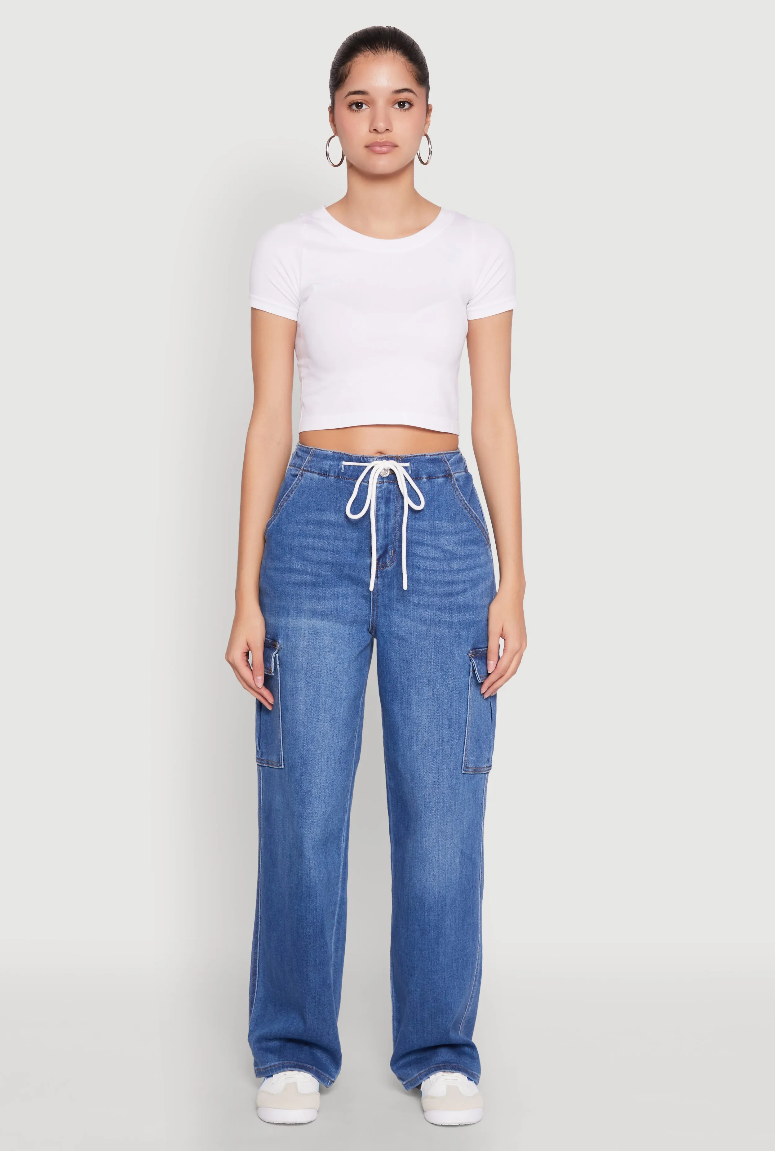 WAX High Waisted Cargo Jeans sold by Rainbow product image thumbnail 2
