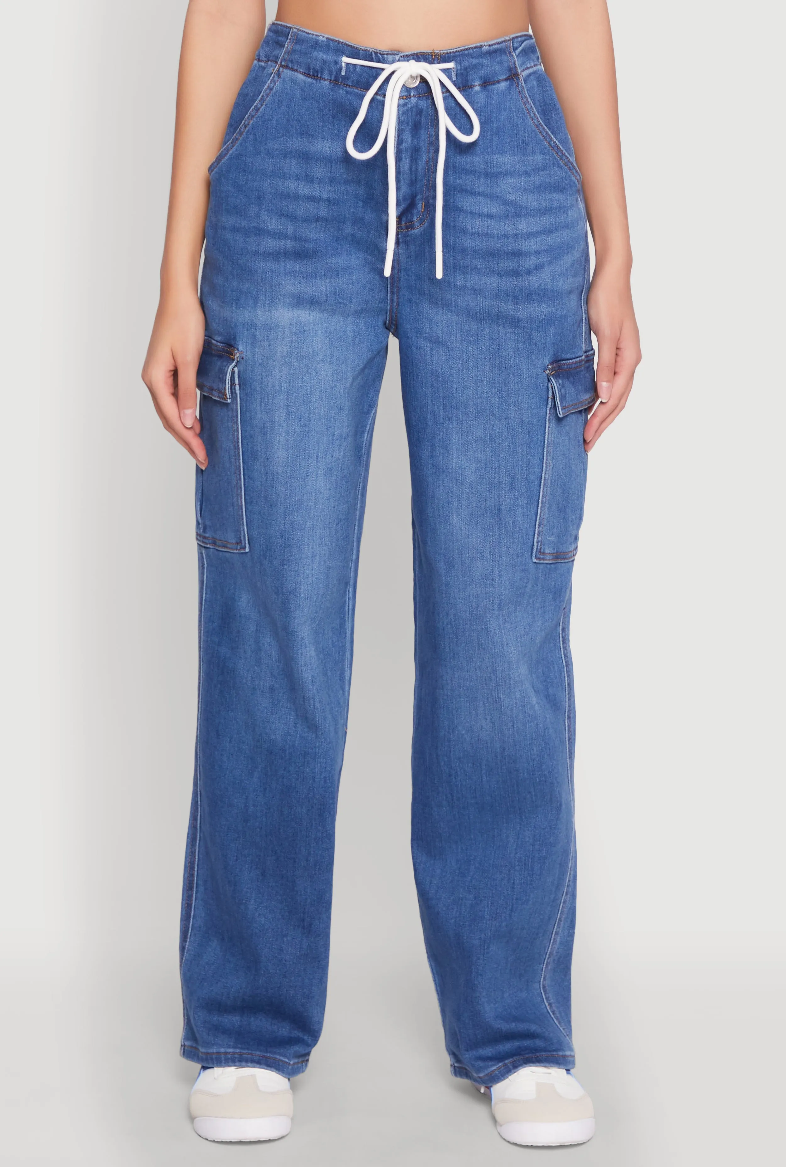 WAX High Waisted Cargo Jeans sold by Rainbow product image thumbnail 5