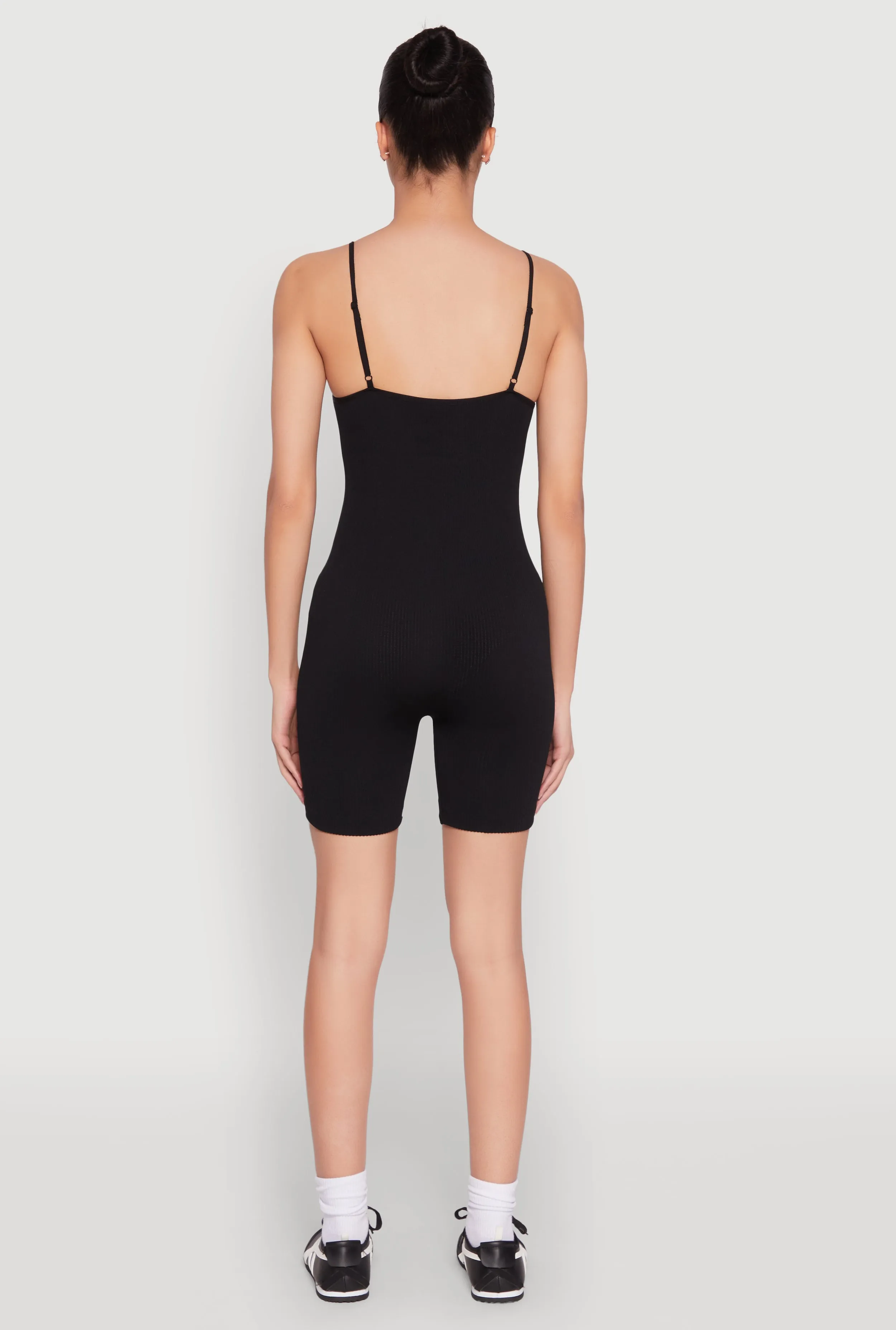 Seamless Scoop Neck Cami Romper sold by Rainbow product image thumbnail 5