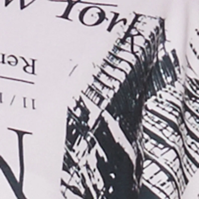 Plus Size Girl Boss Newspaper Print Tee sold by Rainbow product image thumbnail 4