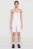 Rib Knit Scoop Neck Cami Romper sold by Rainbow
