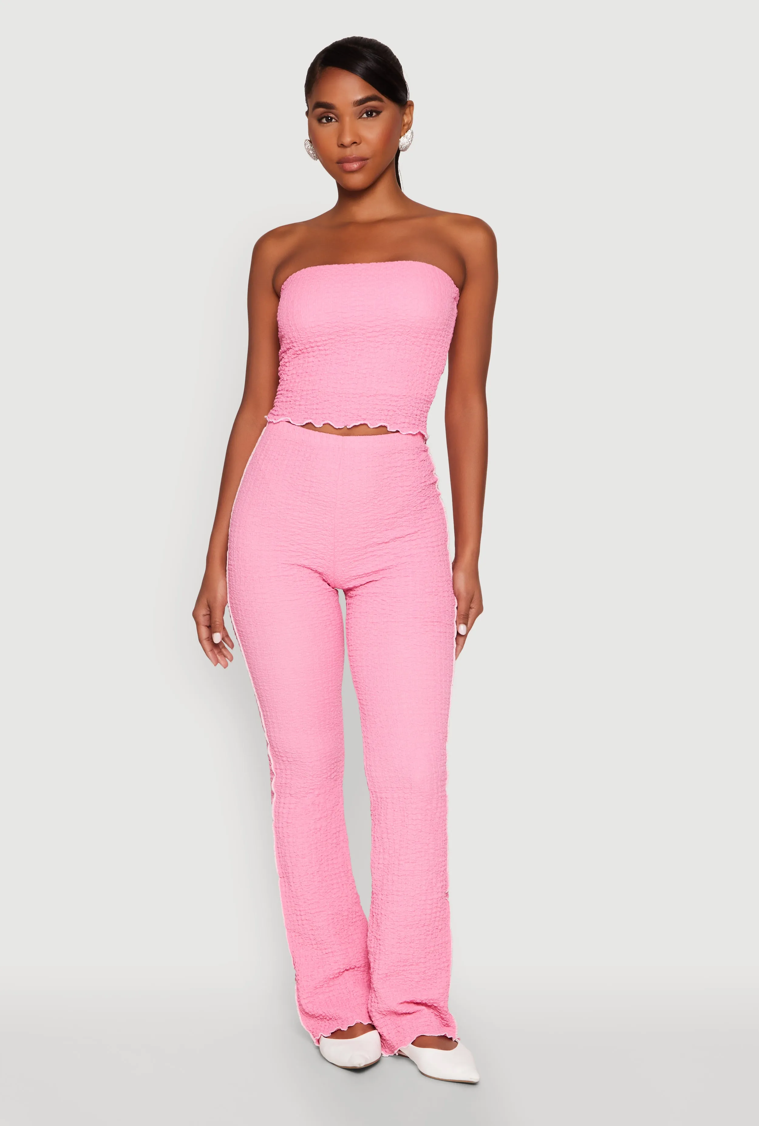 Contrast Trim Cropped Tube Top sold by Rainbow product image thumbnail 2