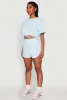 Daisy Short Sleeve Drawstring Hem Crop Top sold by Rainbow
