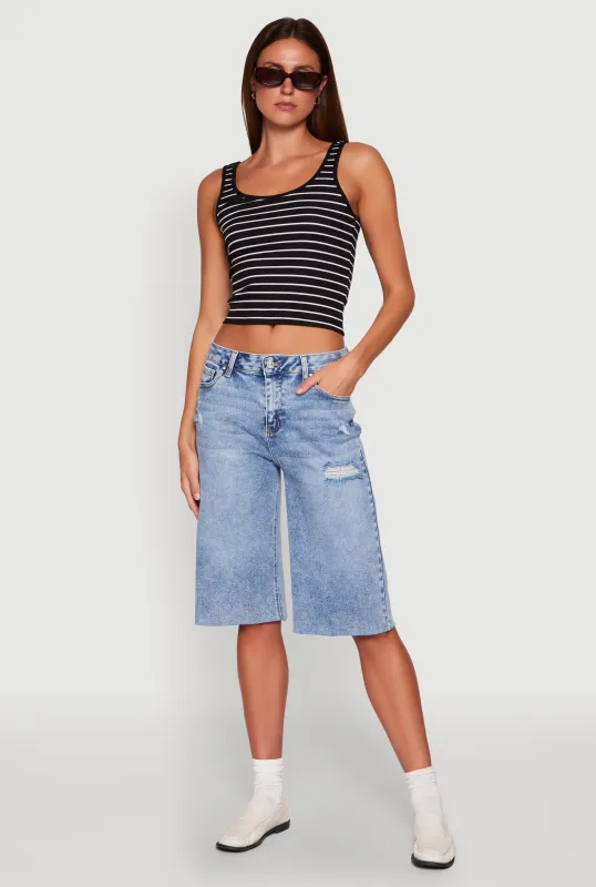 Basic Striped Tank Top sold by Rainbow