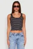 Basic Striped Tank Top sold by Rainbow