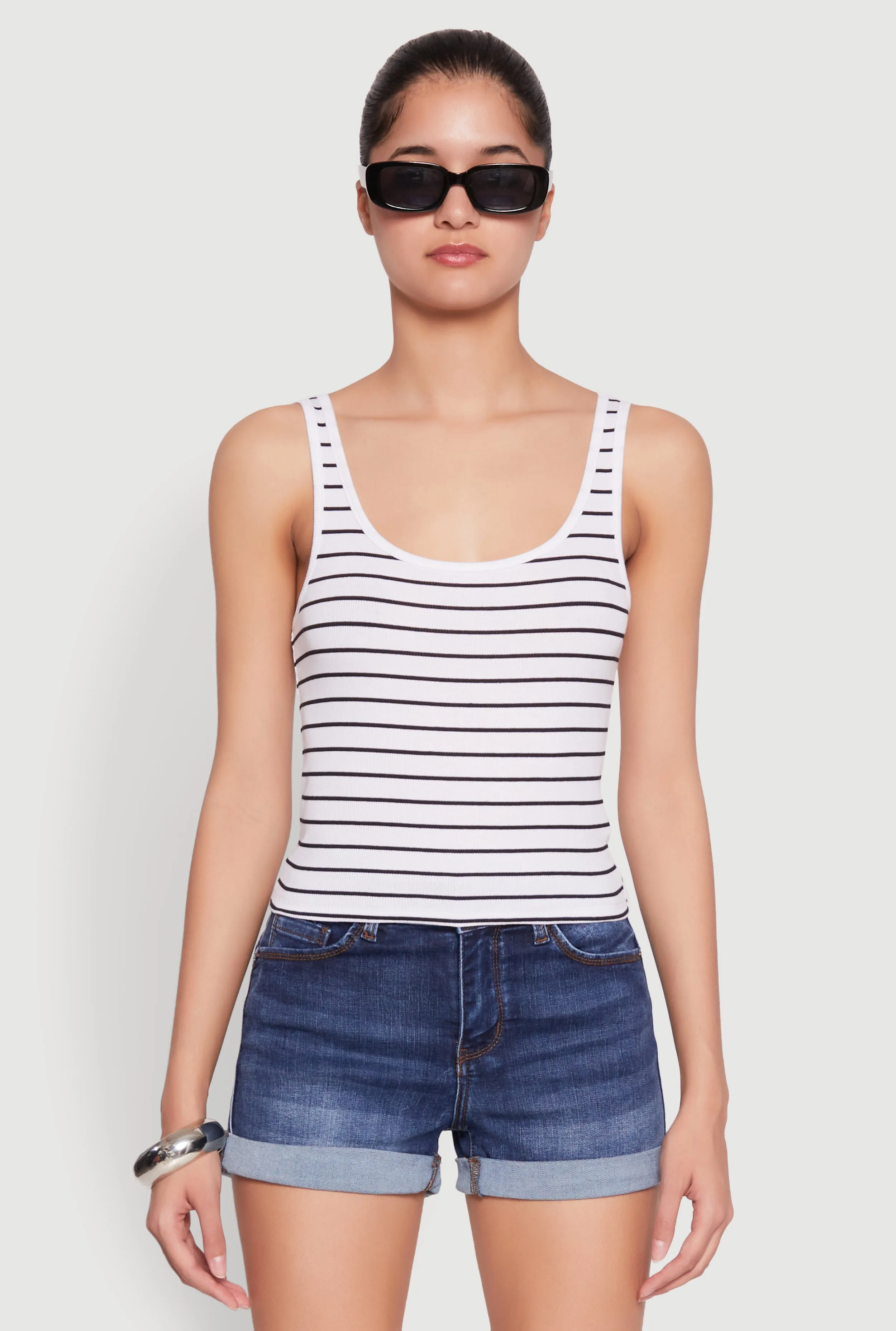 Basic Striped Tank Top sold by Rainbow product image thumbnail 2
