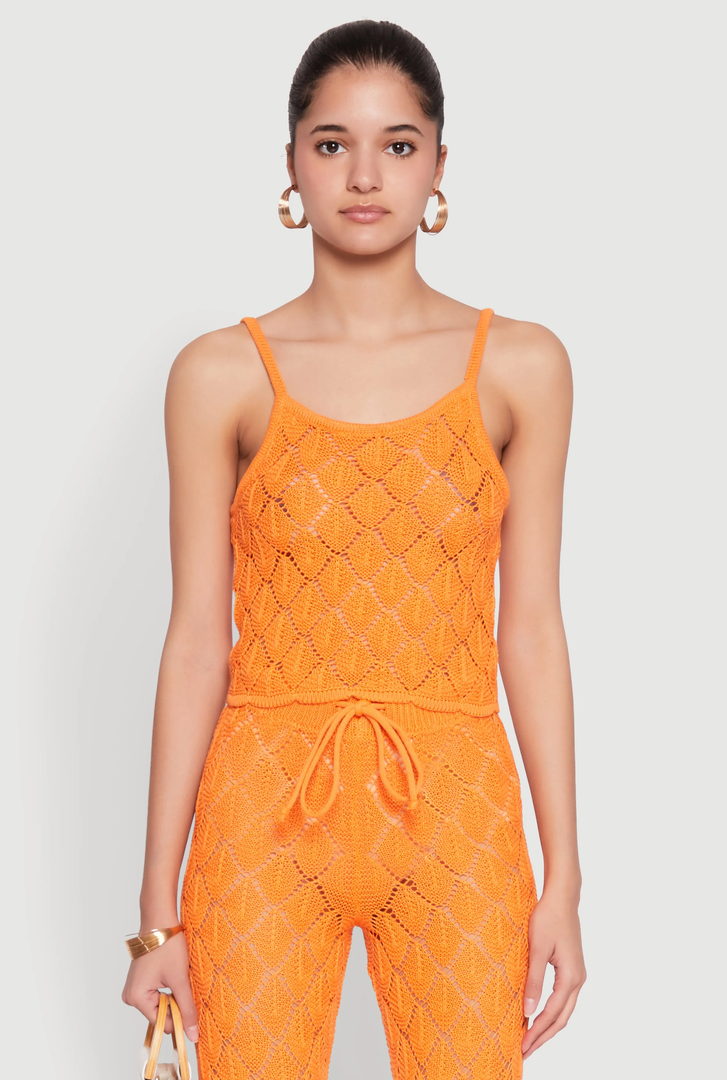 Crochet Diamond Knit Cami sold by Rainbow