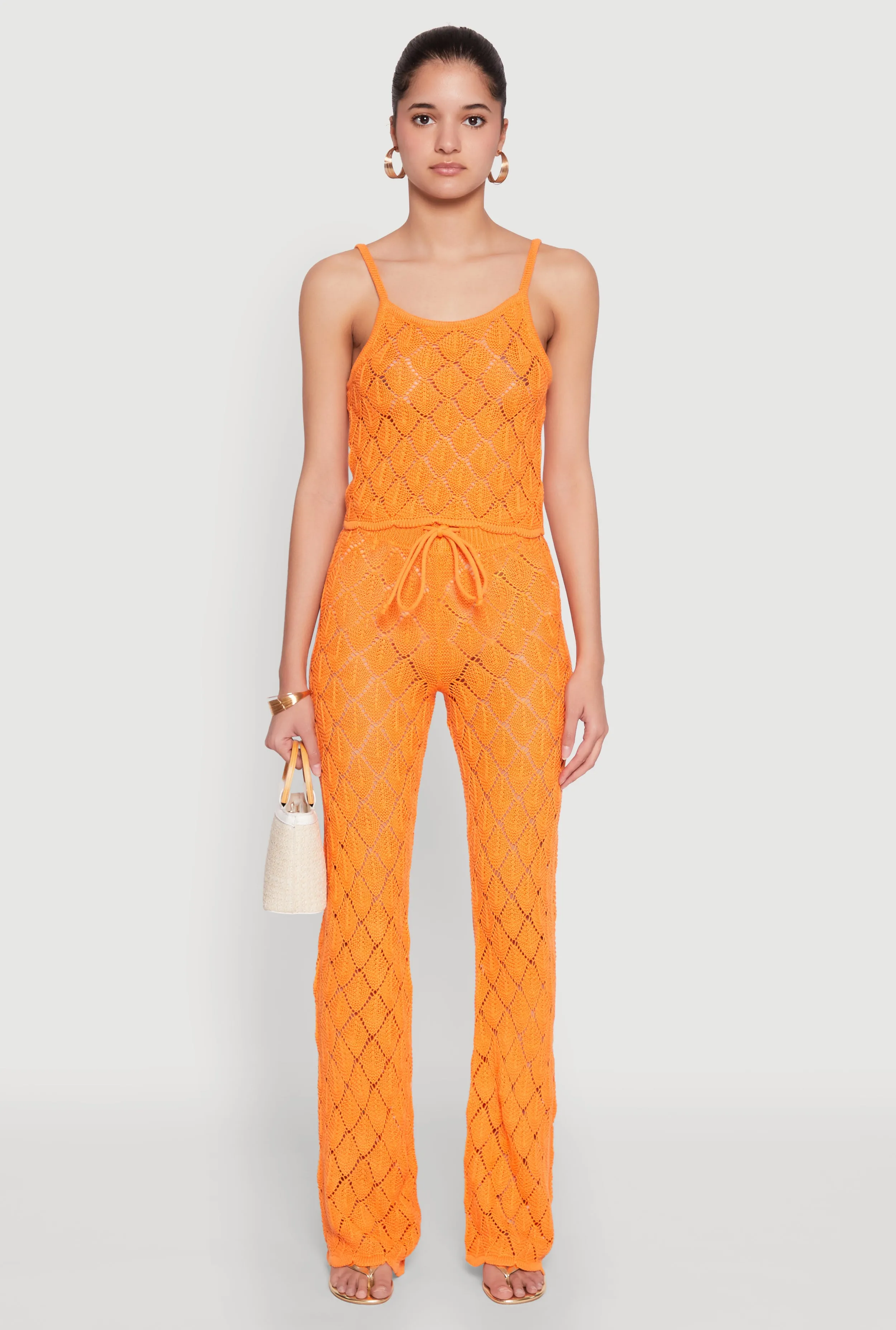 Crochet Diamond Knit Cami sold by Rainbow product image thumbnail 2