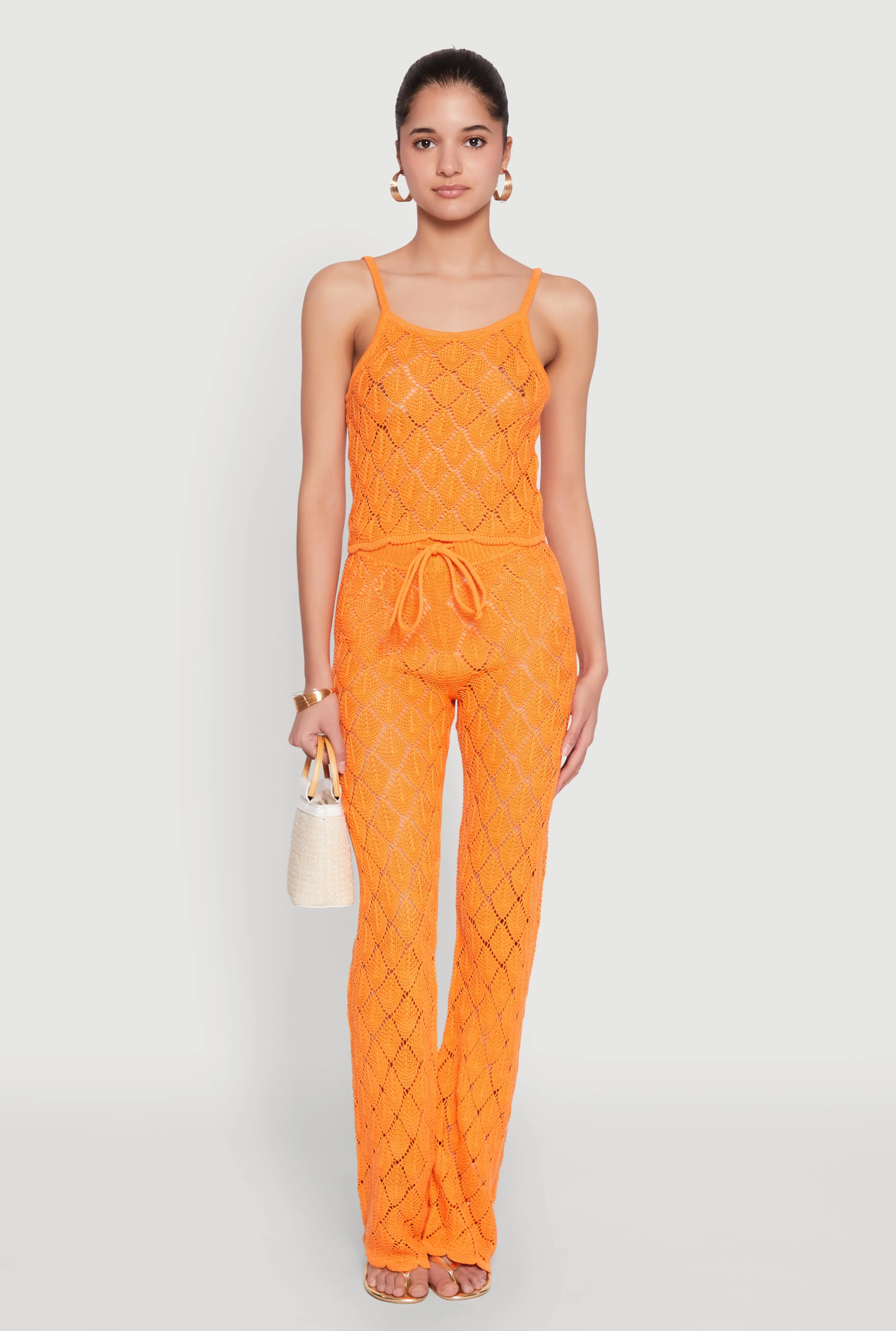 Crochet Diamond Knit Cami sold by Rainbow product image thumbnail 3