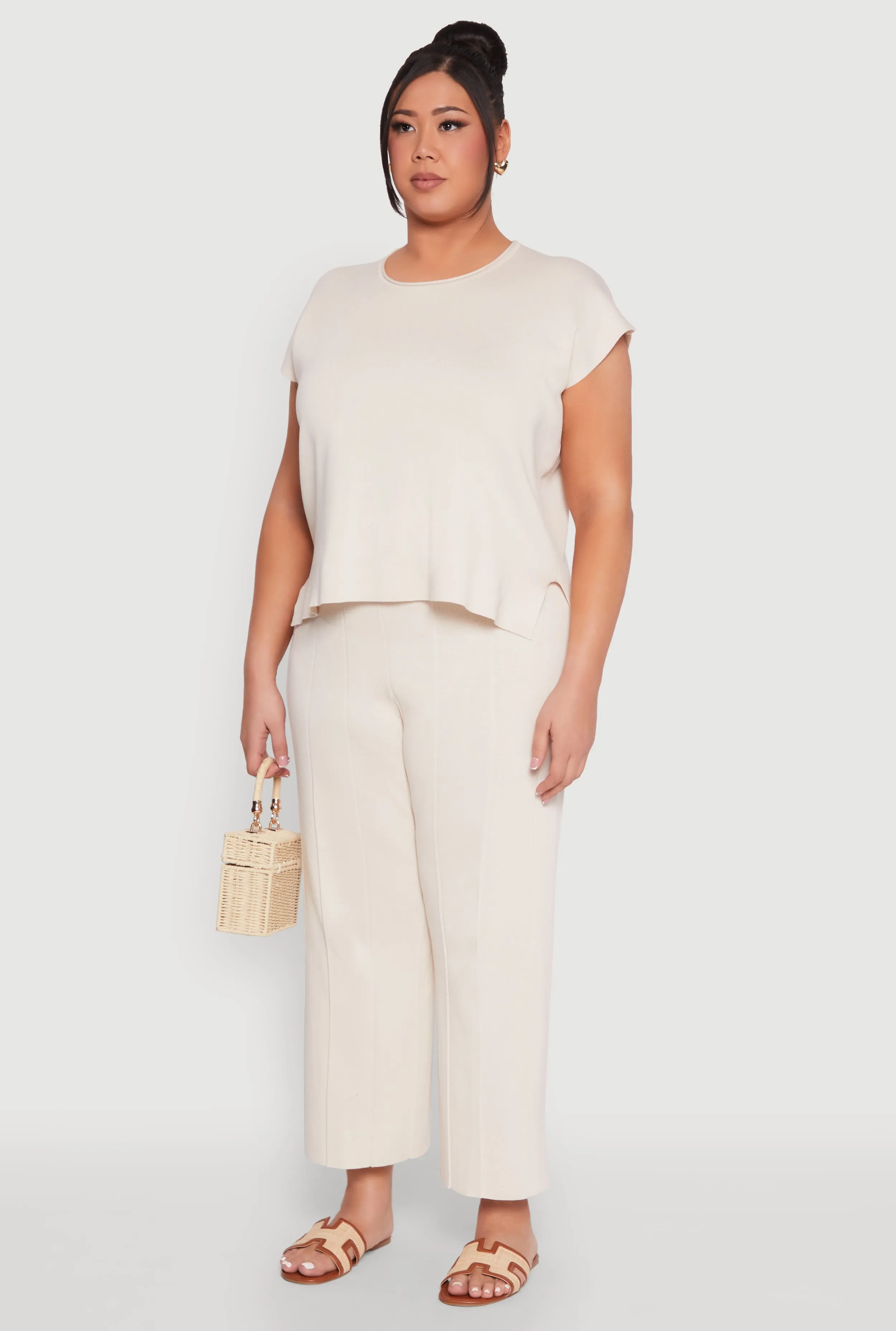 Plus Size Daisy Knitted Crew Neck Top sold by Rainbow product image thumbnail 5