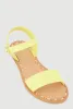 Faux Leather Band Ankle Strap Sandals sold by Rainbow