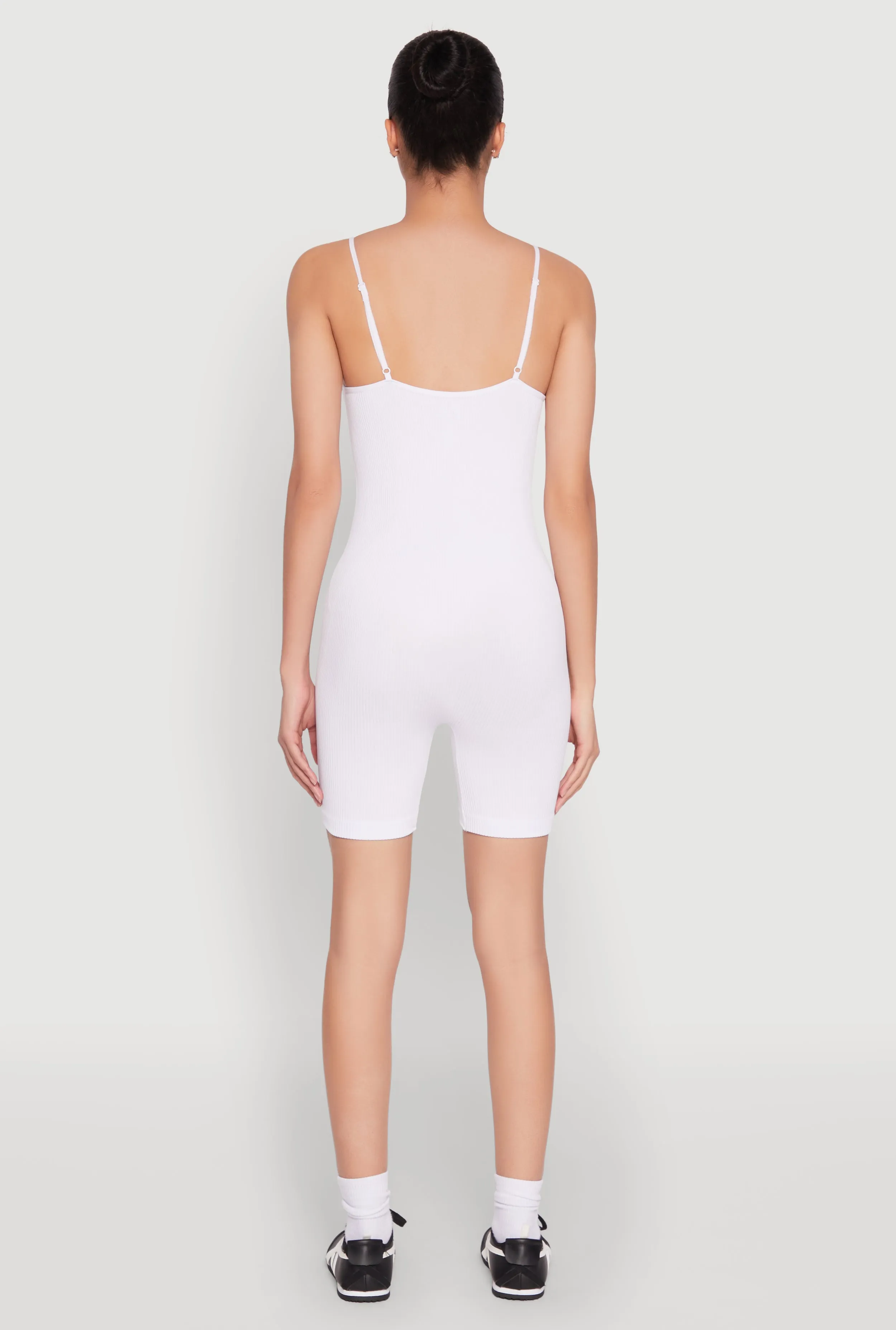 Seamless Scoop Neck Cami Romper sold by Rainbow product image thumbnail 5