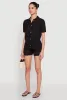 Pointelle Crochet Button Front Shirt sold by Rainbow