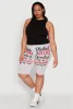 Plus Size Blessed By God Graphic Biker Shorts sold by Rainbow