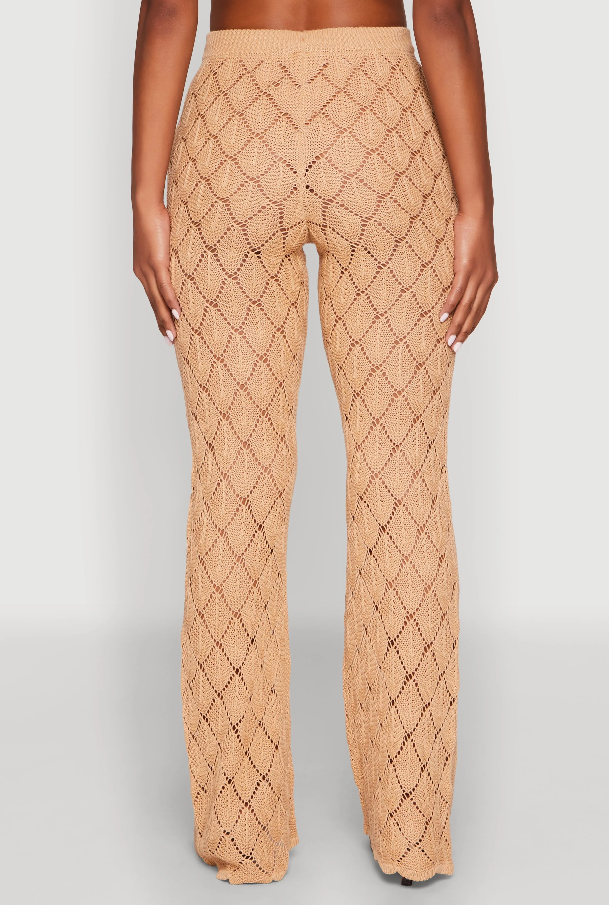 Crochet Diamond Knit Pants sold by Rainbow product image thumbnail 5