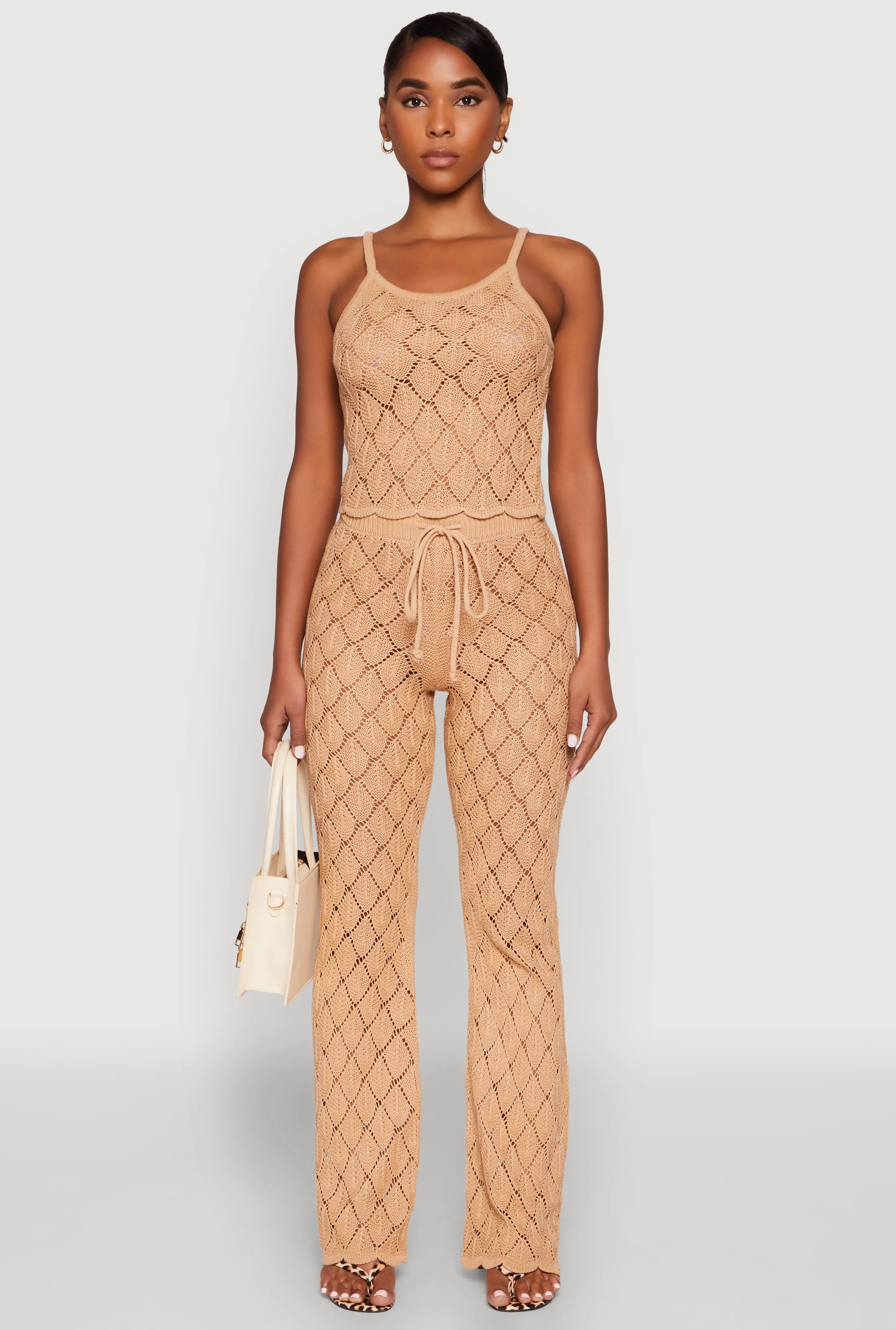 Crochet Diamond Knit Pants sold by Rainbow product image thumbnail 2