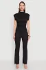 Asymmetrical Hem Cap Sleeve Top sold by Rainbow