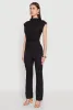 Asymmetrical Hem Cap Sleeve Top sold by Rainbow