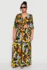 Plus Size Tropical Floral Palazzo Pants sold by Rainbow