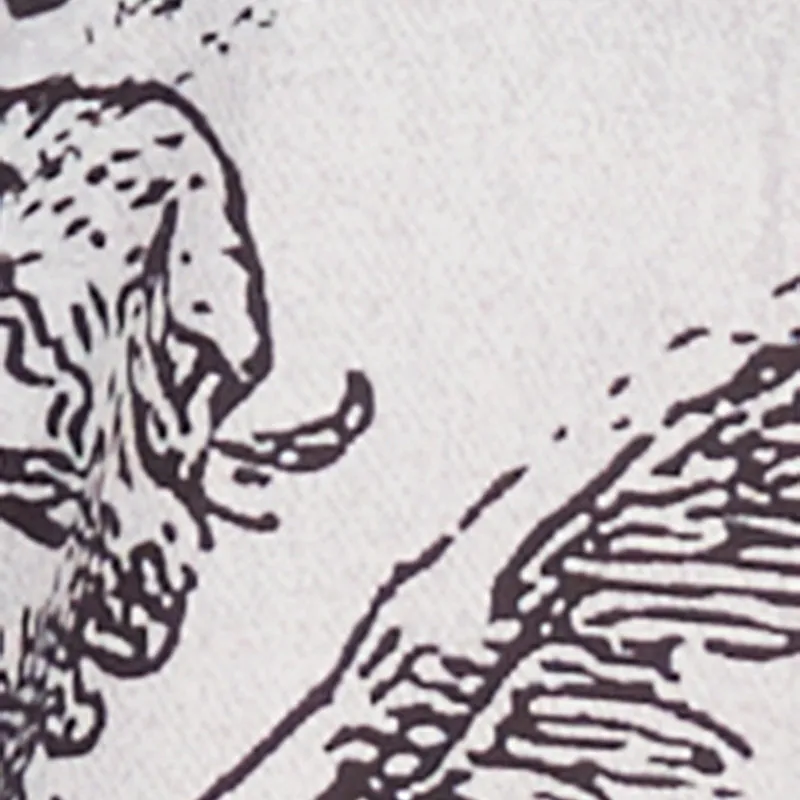 Plus Size Graffiti Denim Graphic Shirt sold by Rainbow product image thumbnail 4