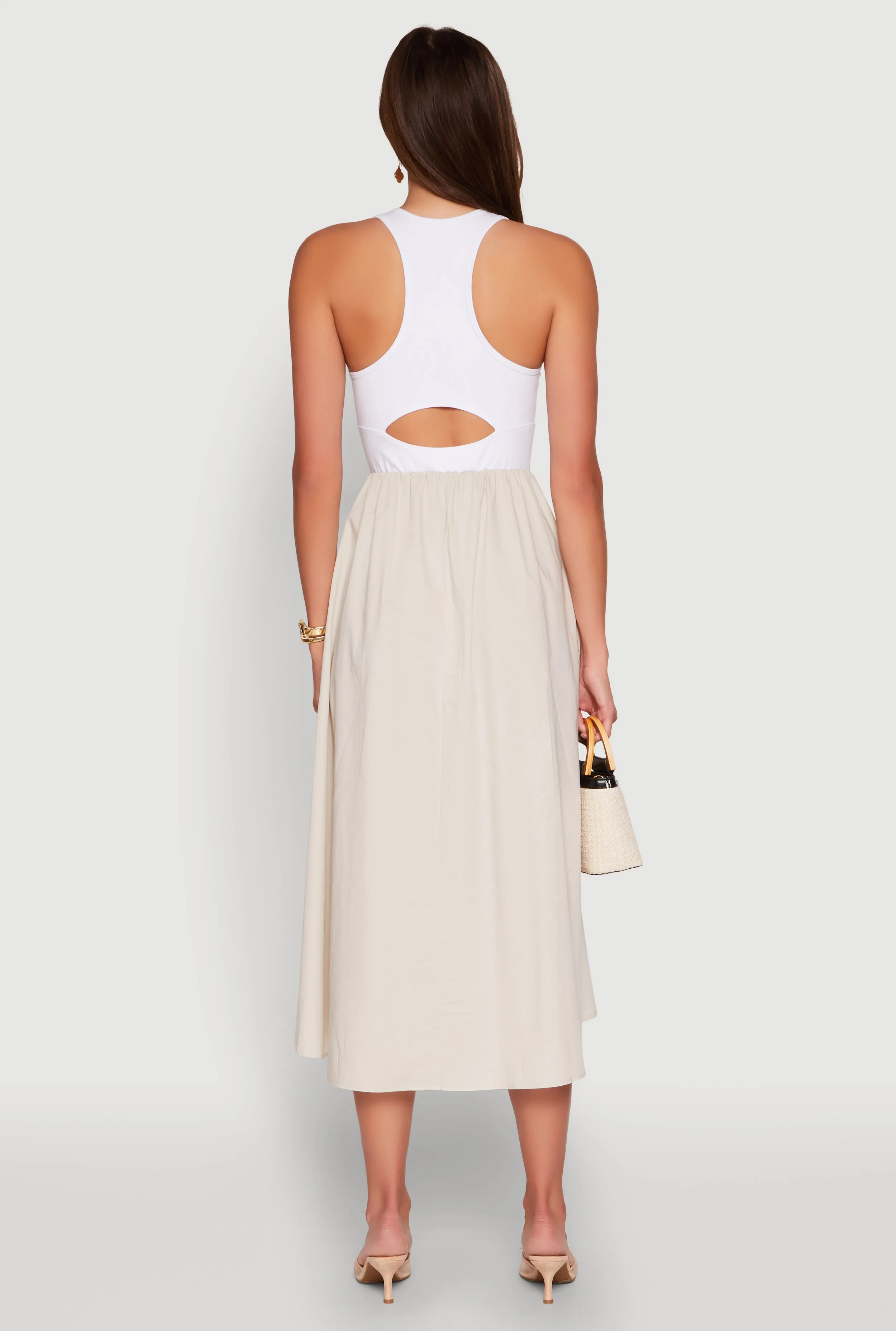 Keyhole Racerback Maxi Dress sold by Rainbow product image thumbnail 5