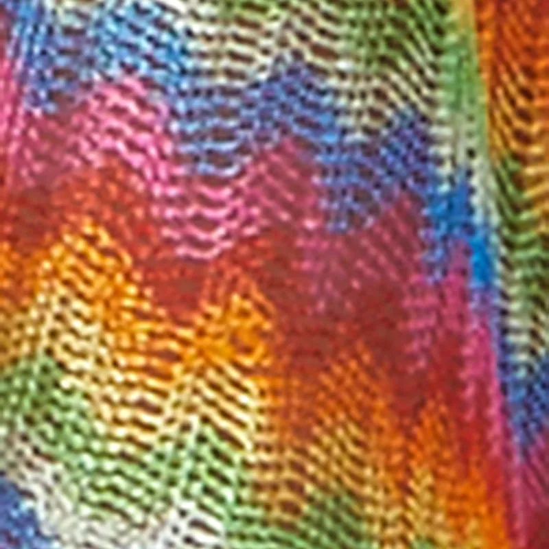 Chevron Striped Fringe Cover Up sold by Rainbow product image thumbnail 4