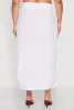 Plus Size Nylon Toggle Drawstring Maxi Skirt sold by Rainbow