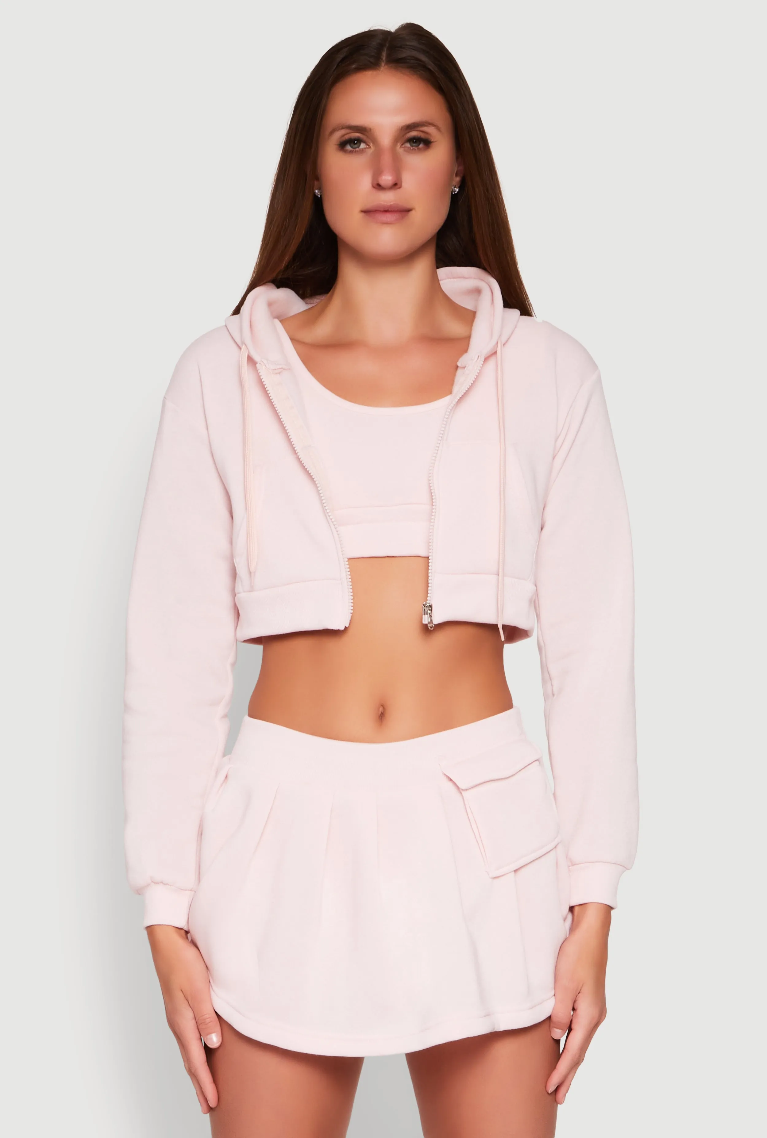 Long Sleeve Hooded Sweatshirt and Tank Top sold by Rainbow