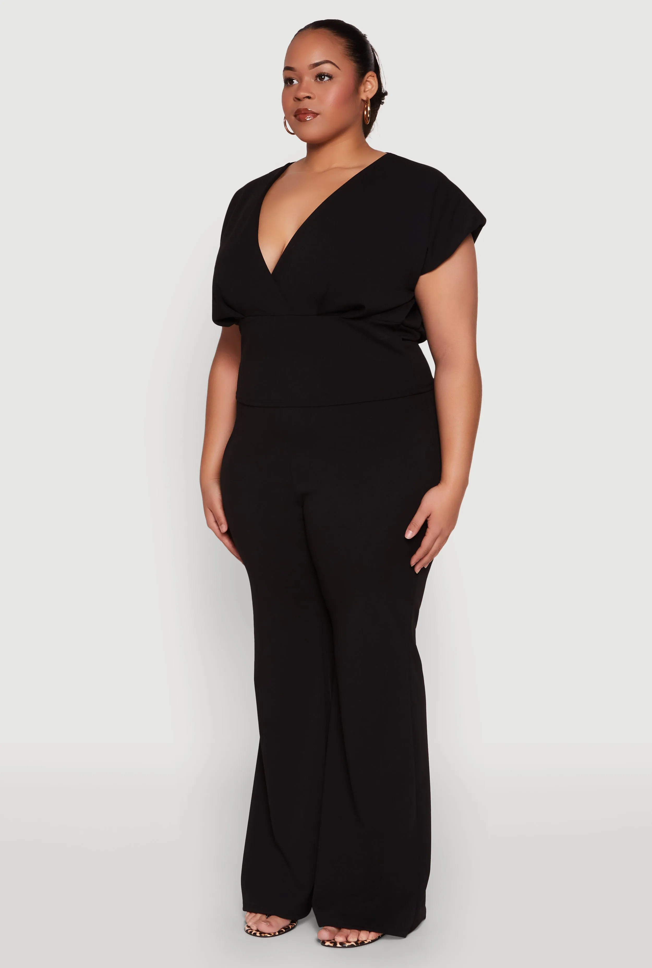 Plus Size Faux Wrap Top sold by Rainbow product image thumbnail 5