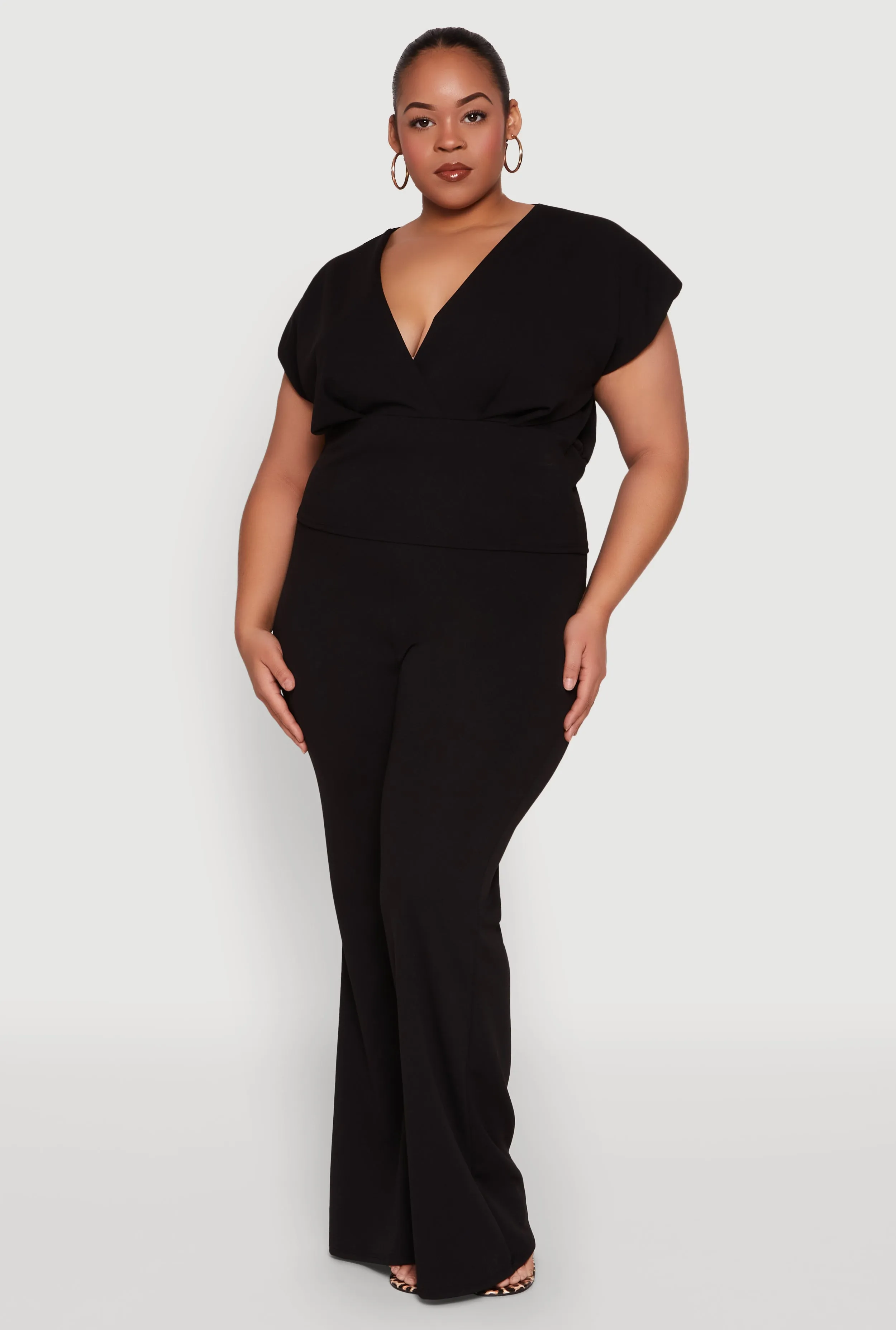Plus Size Faux Wrap Top sold by Rainbow product image thumbnail 2
