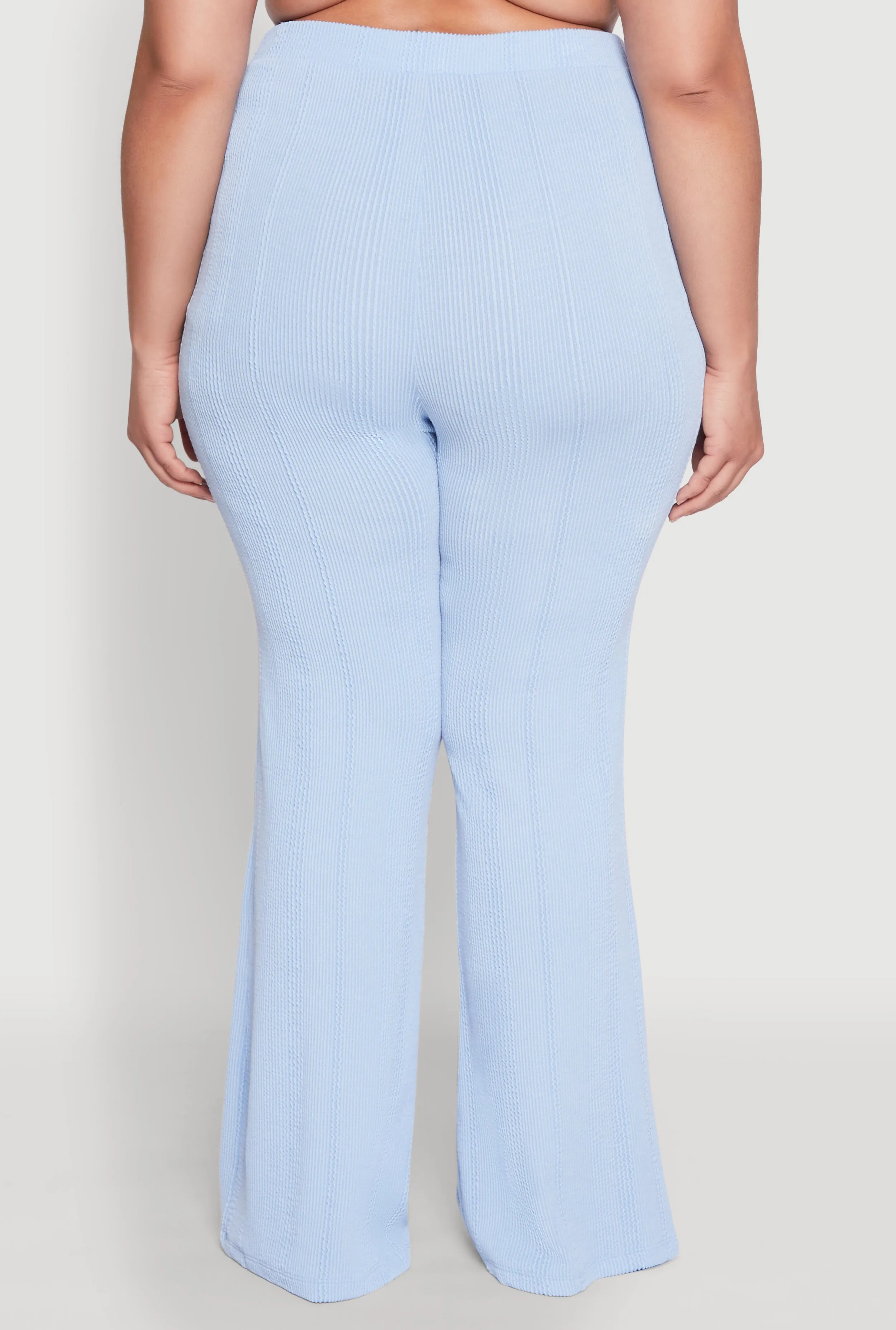 Plus Size Shadow Stripe Flared Pants sold by Rainbow product image thumbnail 3