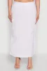 Plus Size Nylon Drawstring Cargo Maxi Skirt sold by Rainbow