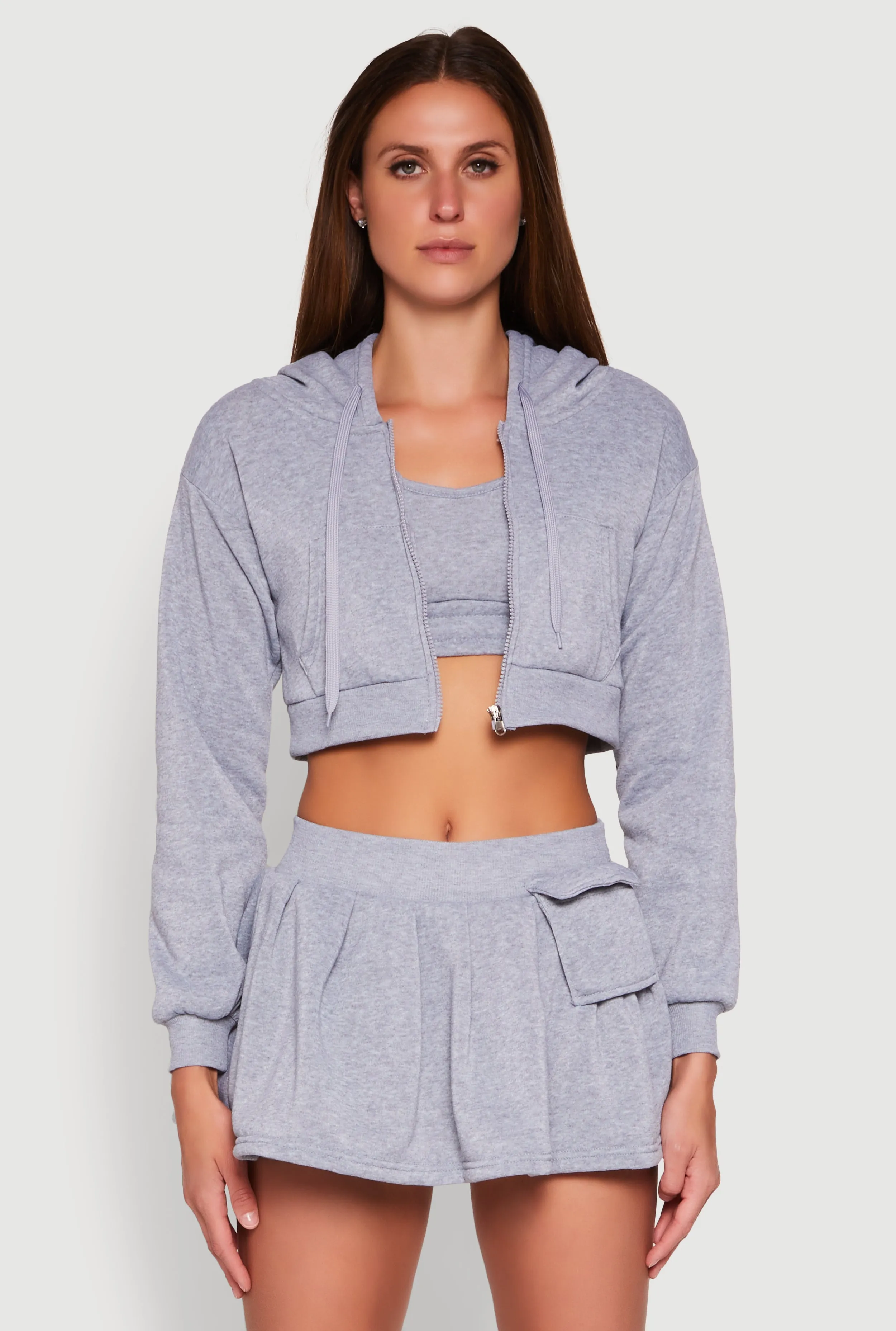 Long Sleeve Hooded Sweatshirt and Tank Top sold by Rainbow