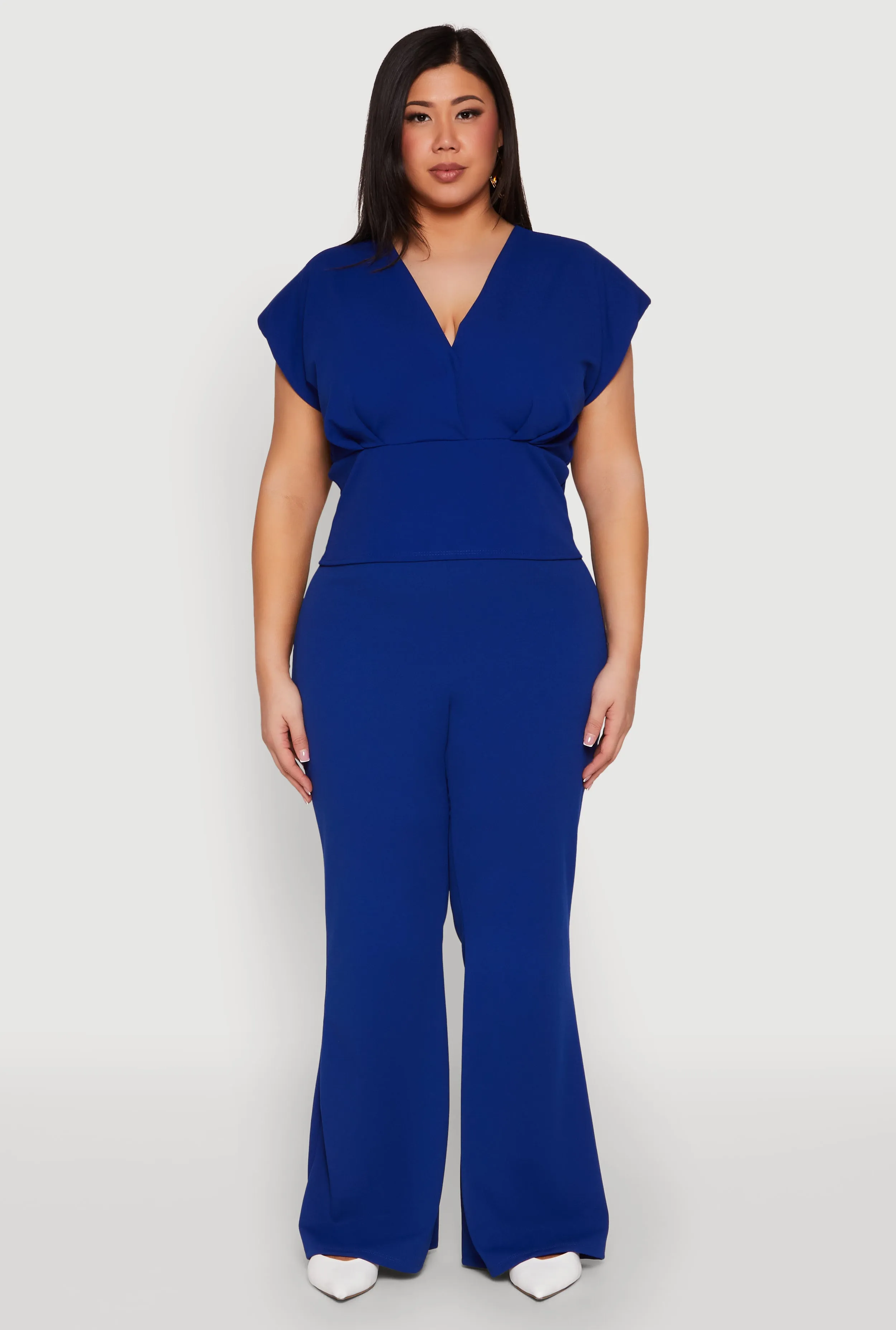 Plus Size High Waisted Flared Pants sold by Rainbow product image thumbnail 2