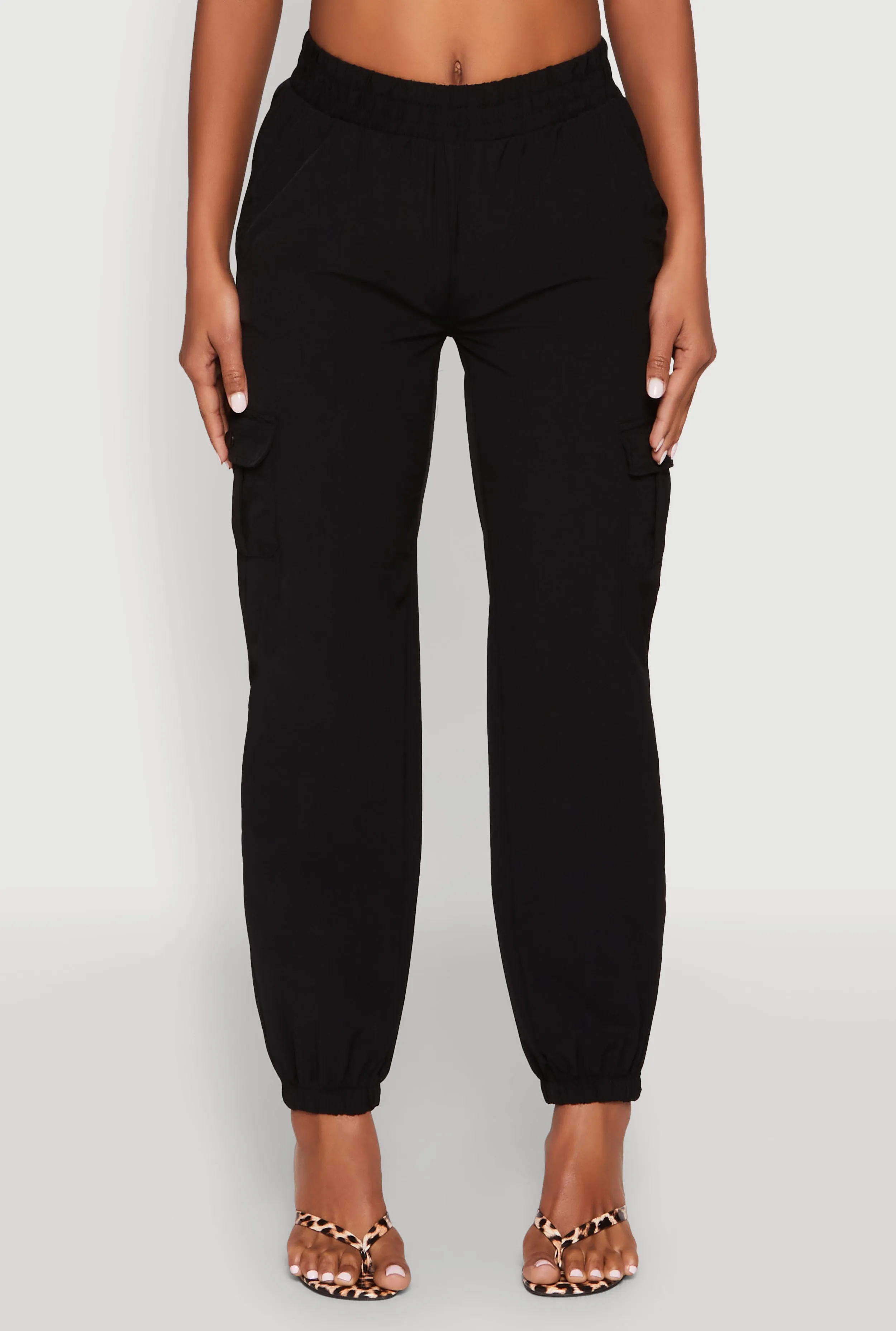 Smock Waist Cargo Joggers sold by Rainbow product image thumbnail 3