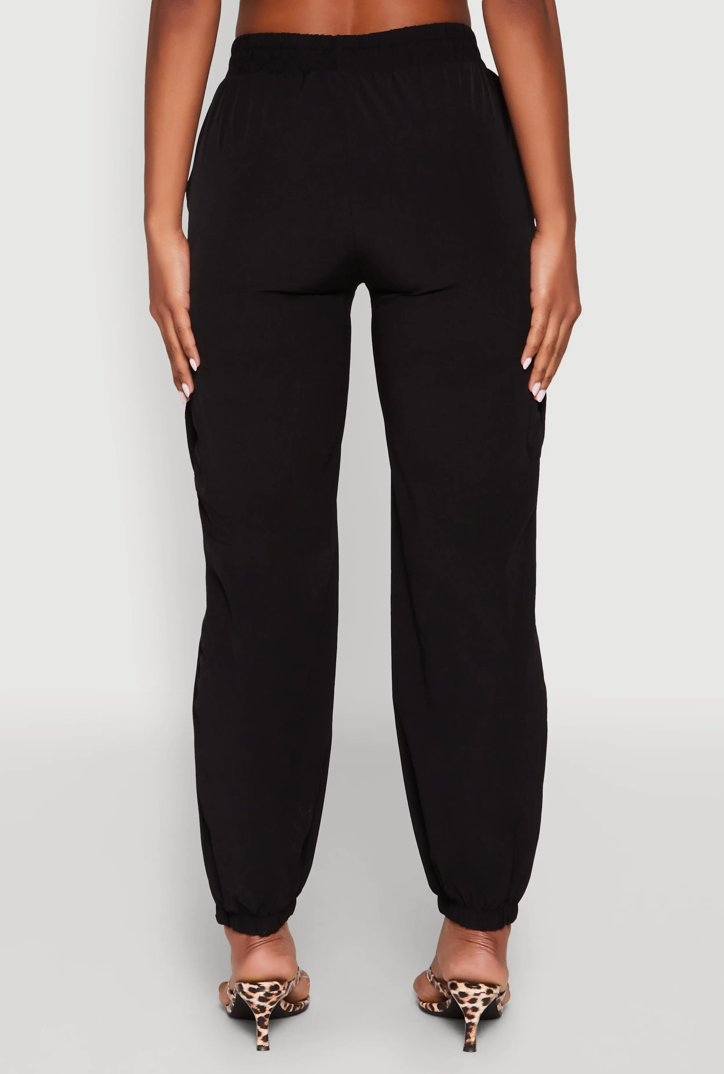 Smock Waist Cargo Joggers sold by Rainbow product image thumbnail 5