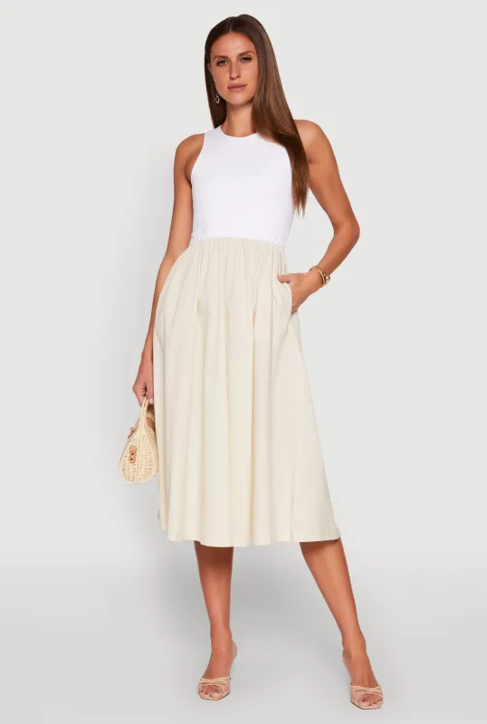 Tank Maxi Skater Dress sold by Rainbow