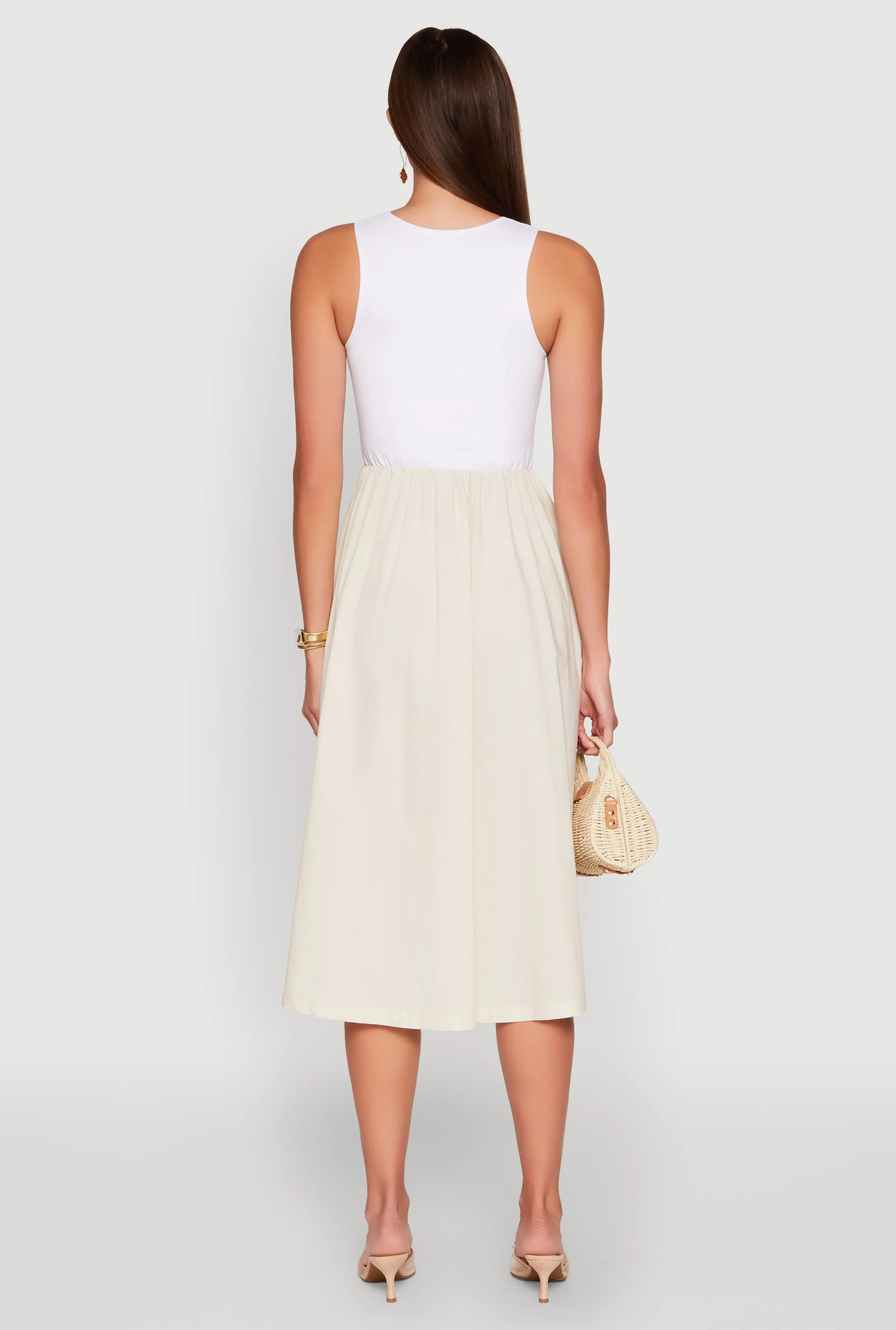 Tank Maxi Skater Dress sold by Rainbow product image thumbnail 5