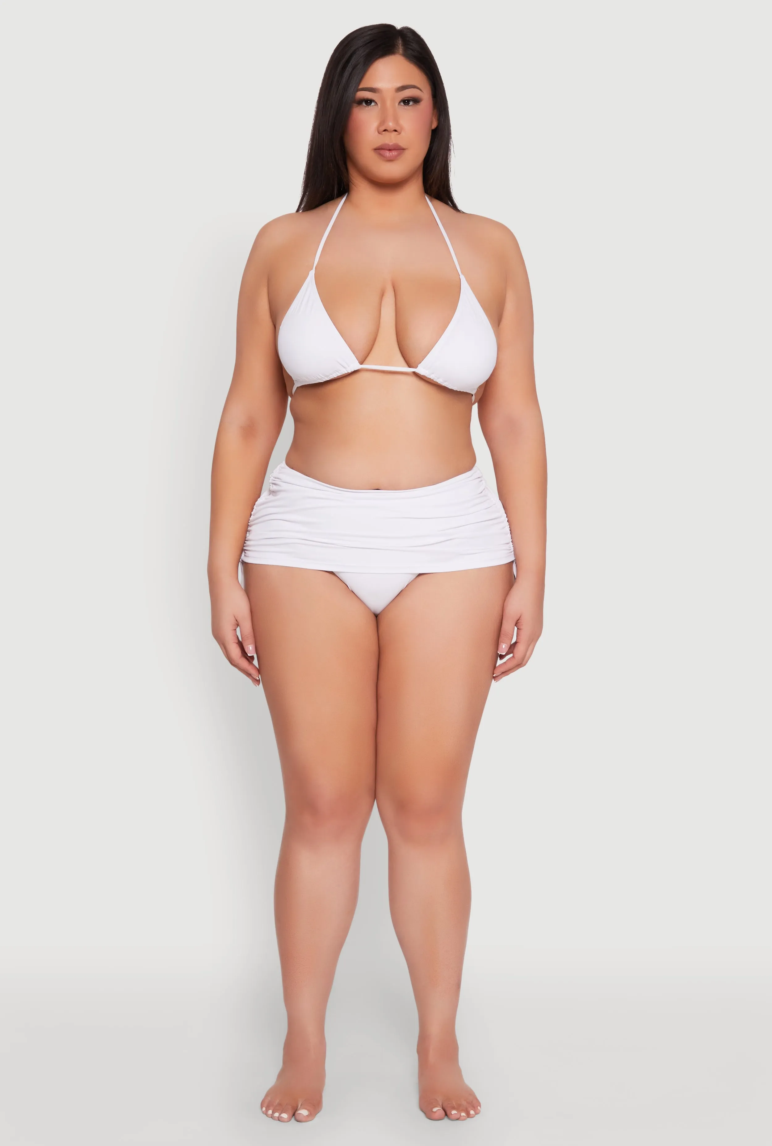 Plus Size Halter Neck Triangle Bikini Top sold by Rainbow product image thumbnail 3