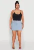 Plus Size Daisy Denim Cargo Skirt sold by Rainbow