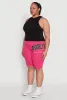 Plus Size Brooklyn New York Biker Shorts sold by Rainbow