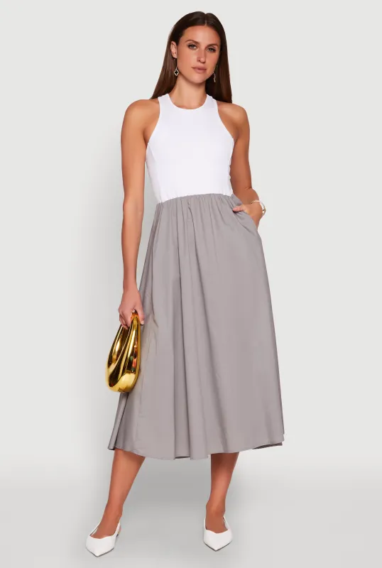 Keyhole Racerback Maxi Dress sold by Rainbow