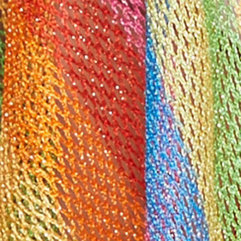 Rainbow Stripe Cover Up Kimono sold by Rainbow product image thumbnail 4