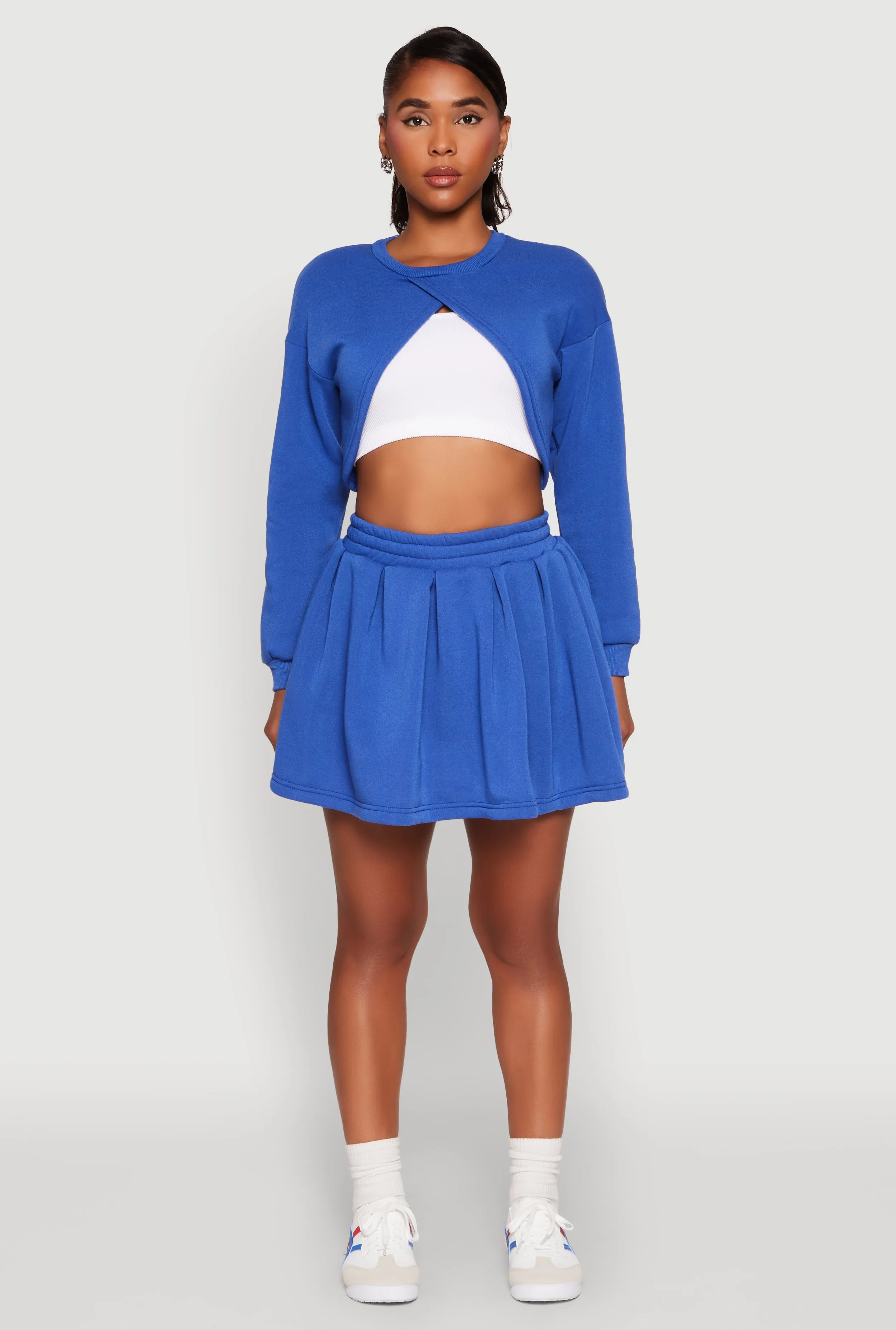 Long Sleeve Bolero Sweatshirt sold by Rainbow product image thumbnail 3